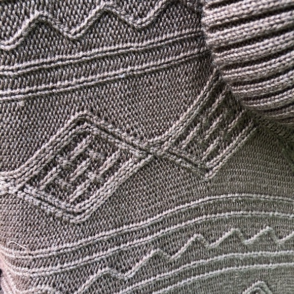 Calvin Klein Tan Brown Sweater Dress w Turtleneck - Picture 5 of 6